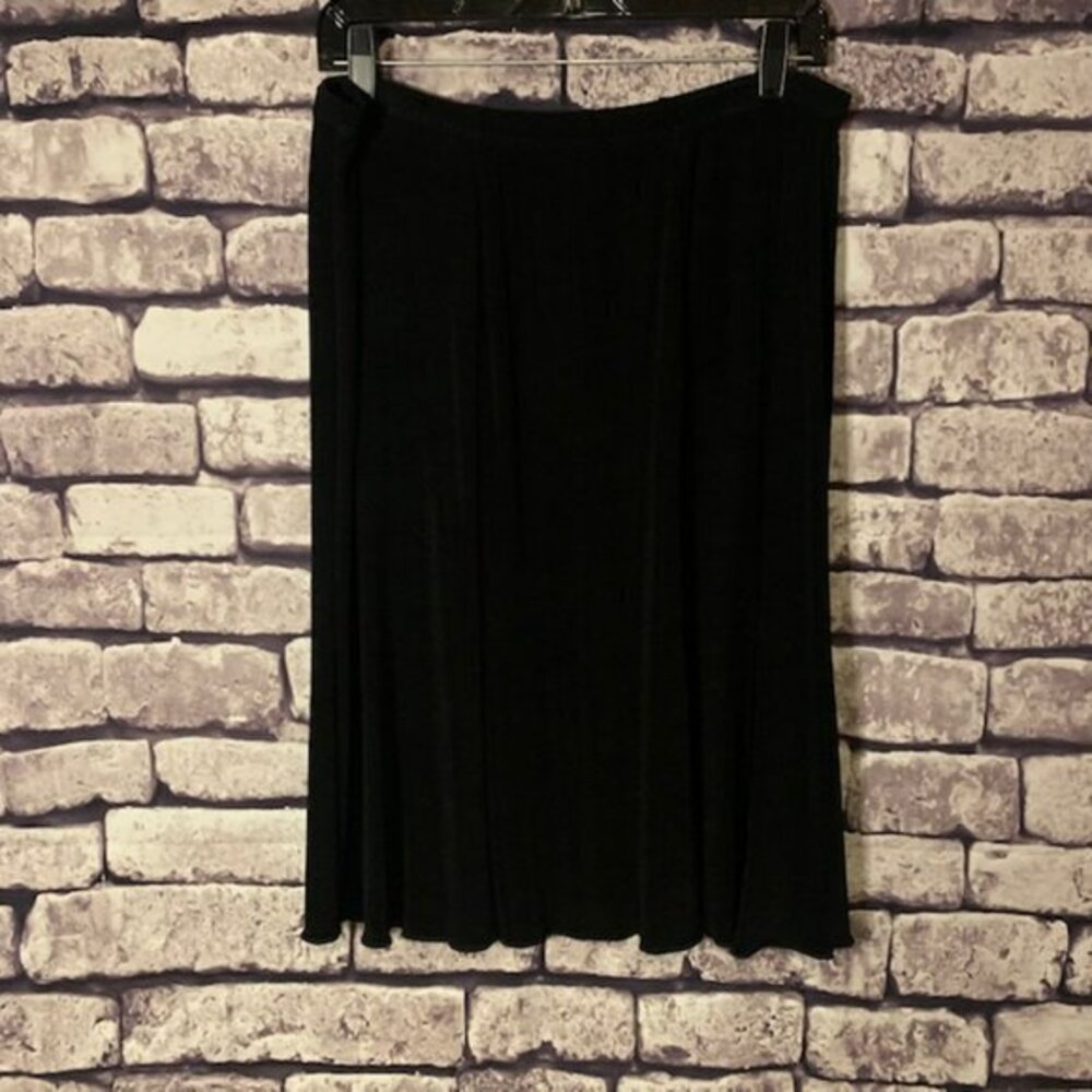 Mirasol Black Flared Skirt Size Large